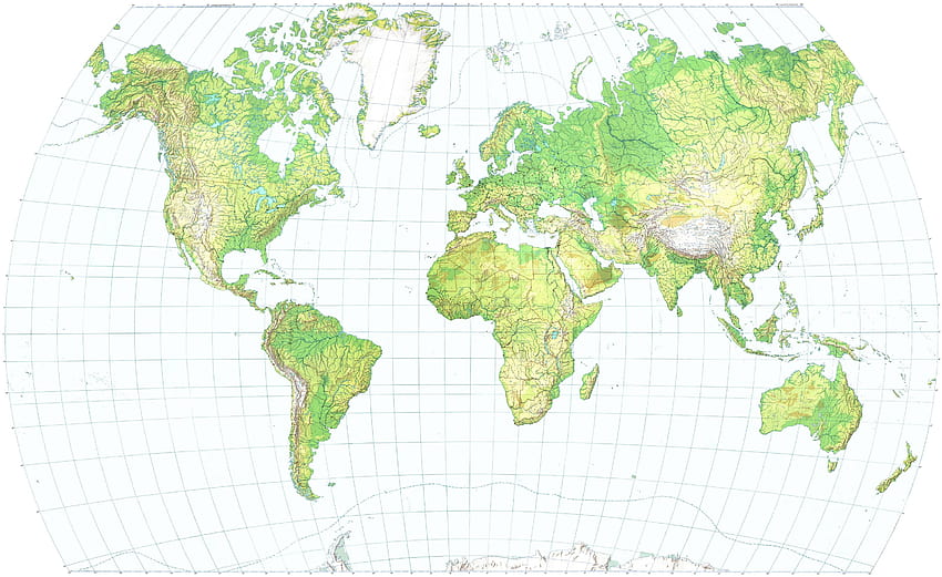 Weltkarte, Asien-Karte mit hoher Auflösung HD-Hintergrundbild