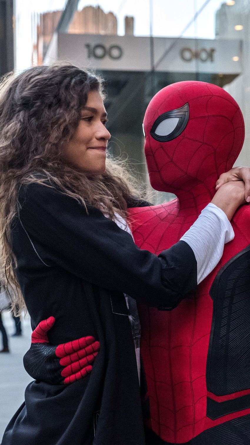 Peter Parker und Mj gepostet von Sarah Mercado, Spider Man Mj HD-Handy-Hintergrundbild