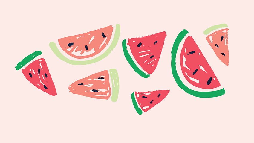 July s!, watermelon background HD wallpaper