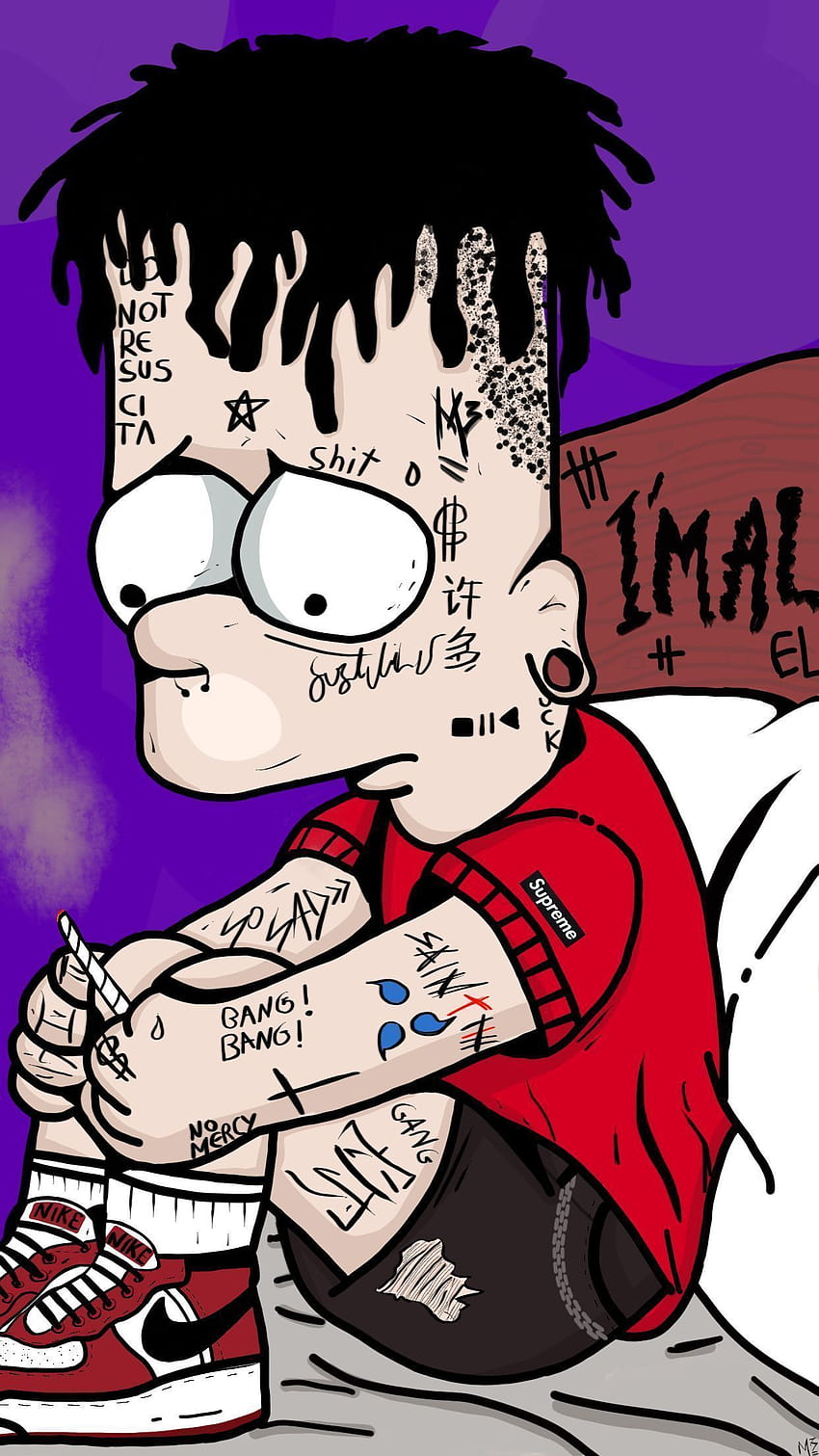 Cool supreme bart simpson Wallpapers Download
