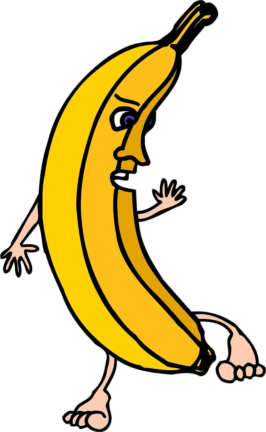 Cartoon Banana , Clip Art, dancing banana HD phone wallpaper