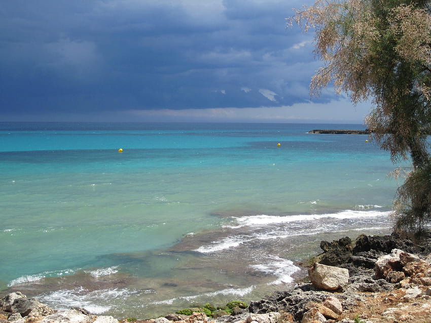 Beaches: Ocean Nature Mallorca Beach Blue Slideshow for HD wallpaper