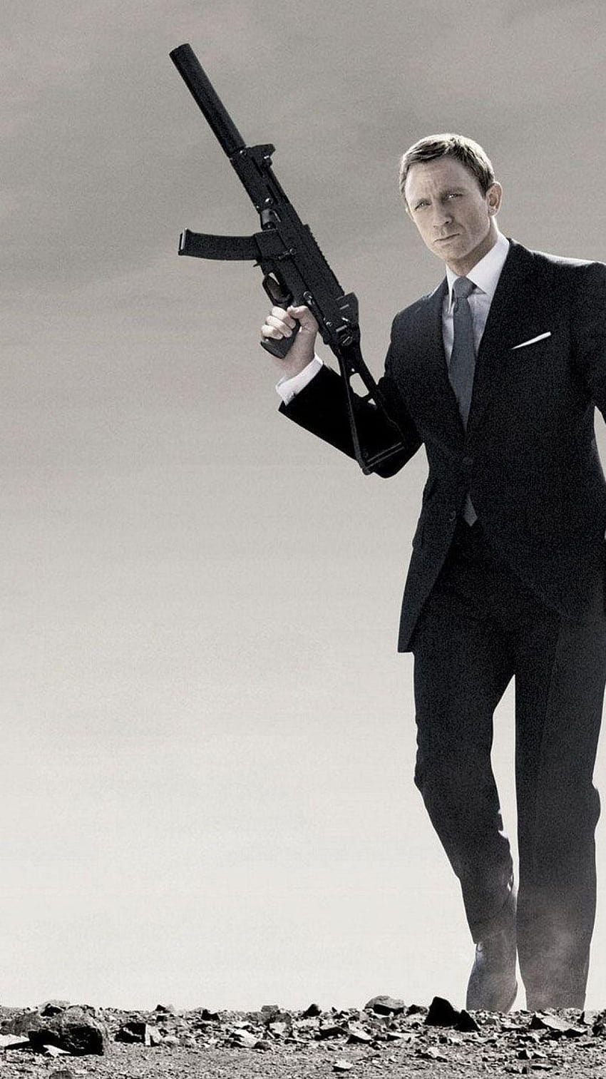 Quantum of Solace, Daniel Craig James Bond Sfondo del telefono HD