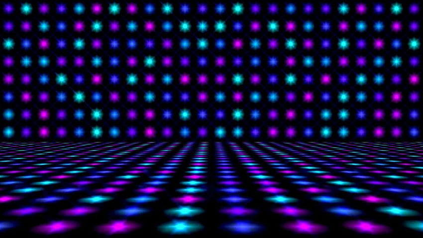 Kolory oświetlenia parkietu tanecznego, tło taneczne Tapeta HD