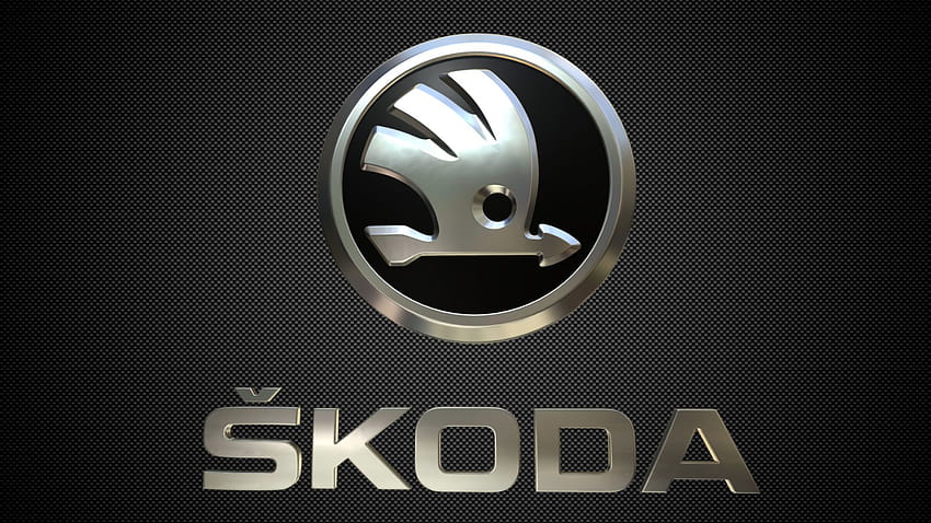 skoda logo 2019 HD wallpaper