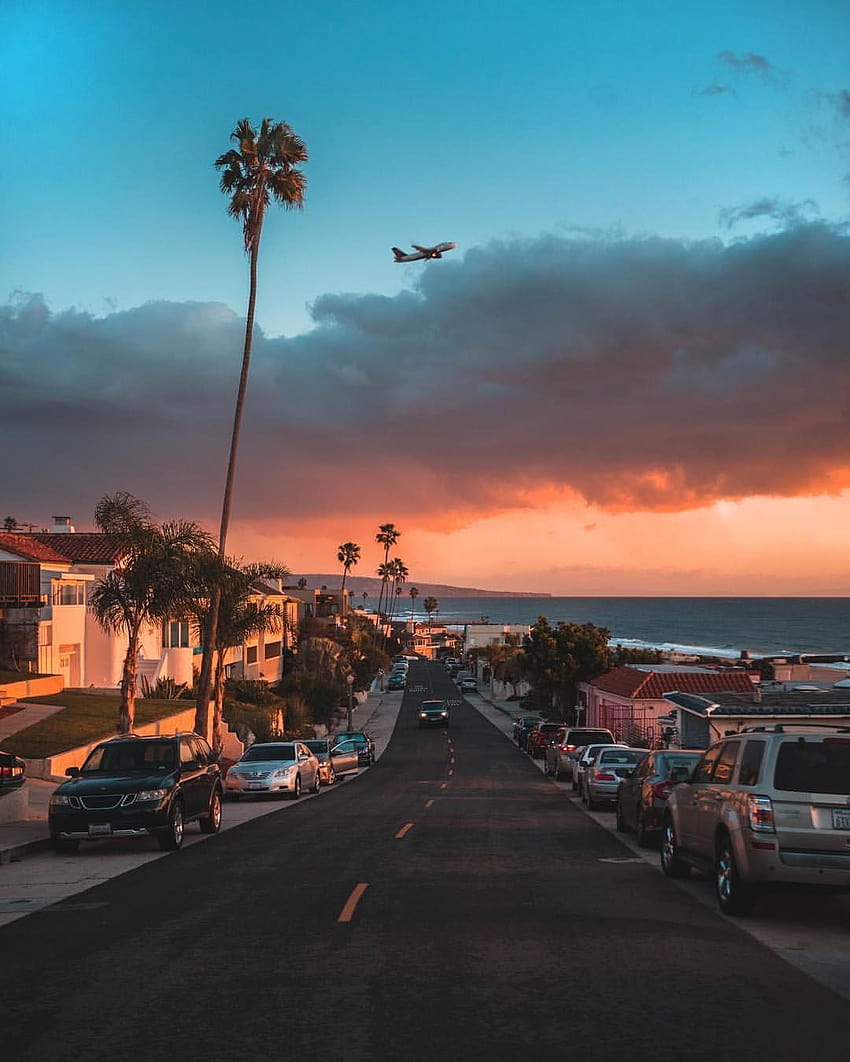 Summer sunsets in LA @californialove, sunset malibu beach california HD phone wallpaper