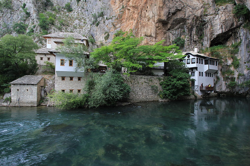 Босненски светлини туристическа агенция Дестинации, река буна босна херцеговина HD тапет