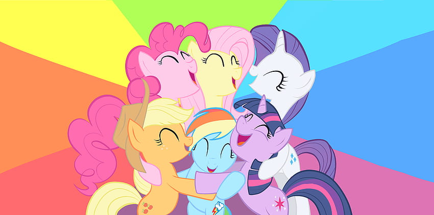 My Little Pony Group with 57 items HD wallpaper