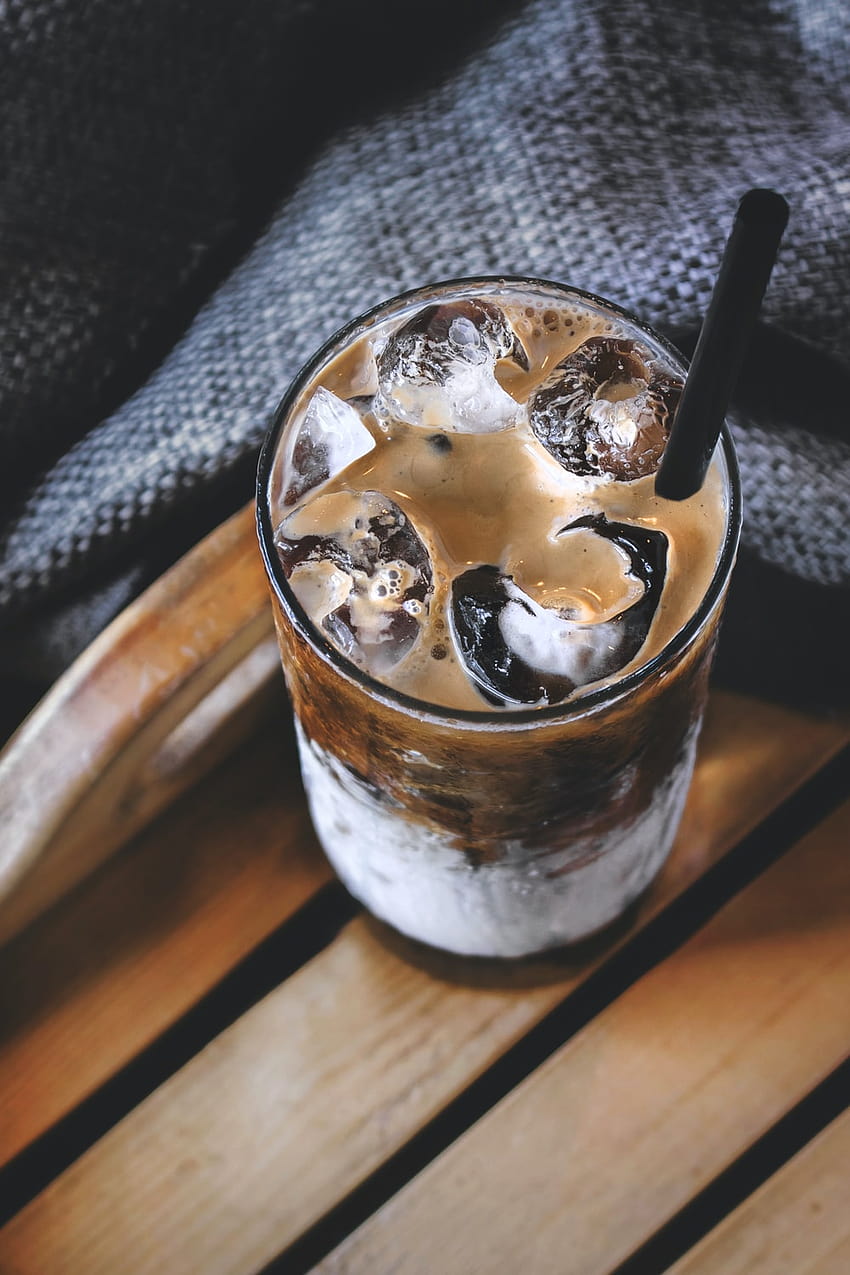 Mrożona Latte, letnia mrożona kawa Tapeta na telefon HD
