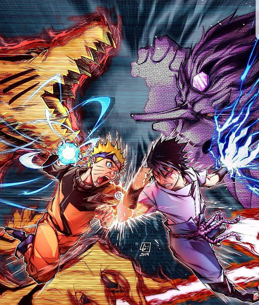Naruto vs Sasuke, naruto sasuke dan goku wallpaper ponsel HD