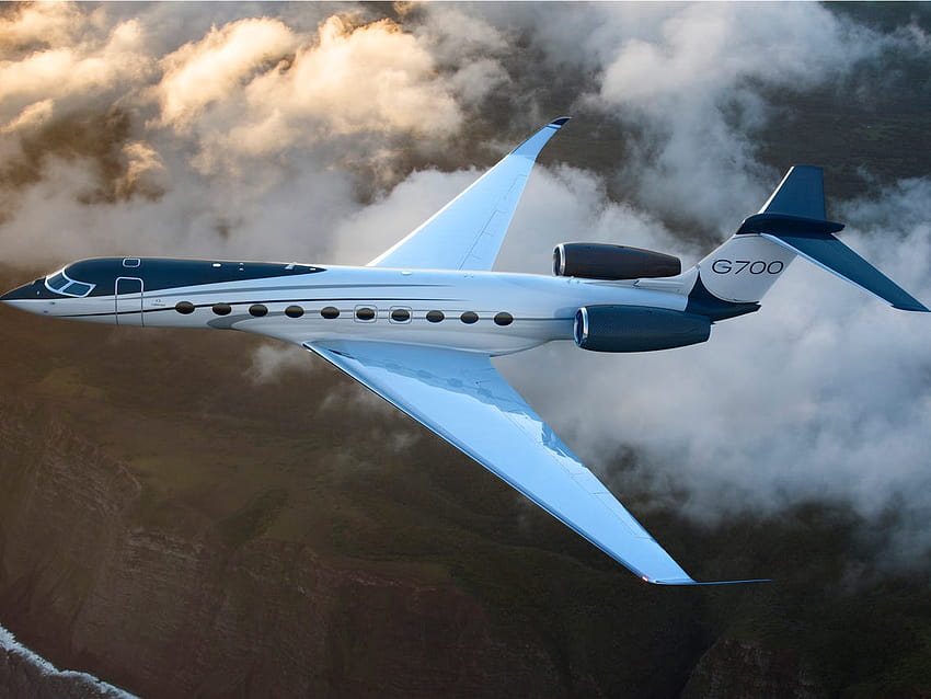 Gulfstream przedstawia największy na świecie prywatny odrzutowiec, G700:, prywatny samolot Tapeta HD