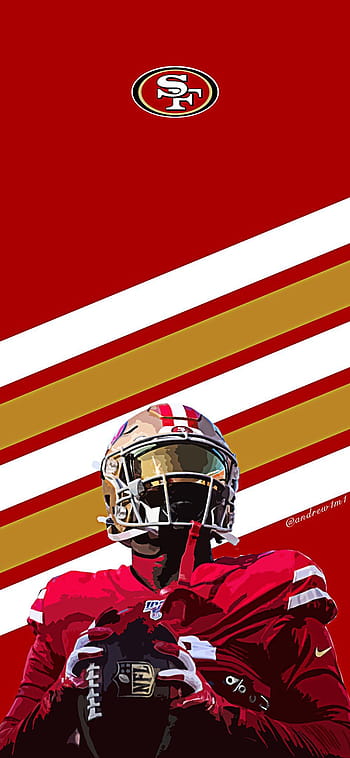 San Francisco 49ers, American football team, creative American flag, red  gold flag, HD wallpaper