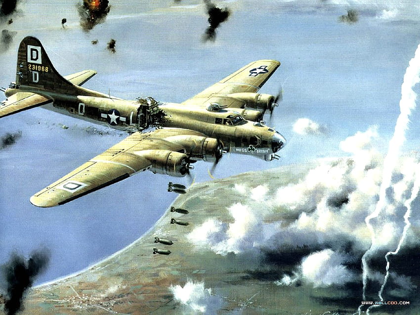 Air Combat Paintings Vol02 Aviation Art of World War II Powietrze [1024x768] na Twój telefon komórkowy i tablet, bitwy powietrzne Tapeta HD