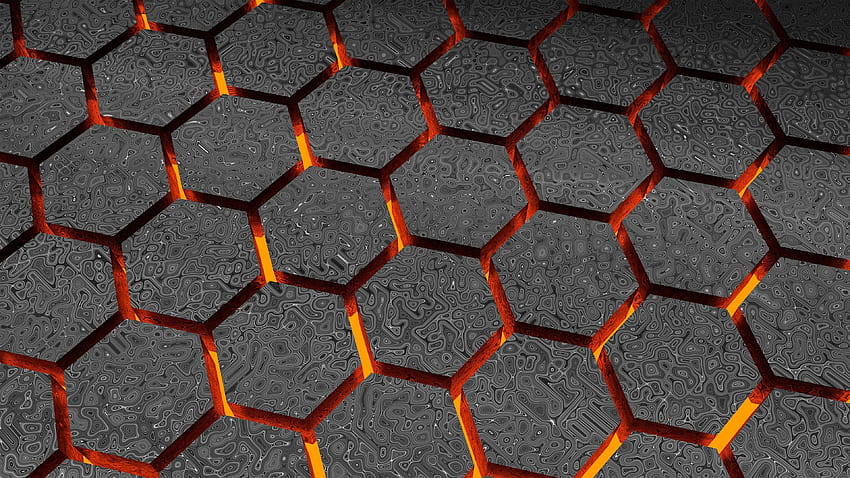 Pattern 3D hexagons on lava Ultra ID:3579, ultra 3d HD wallpaper