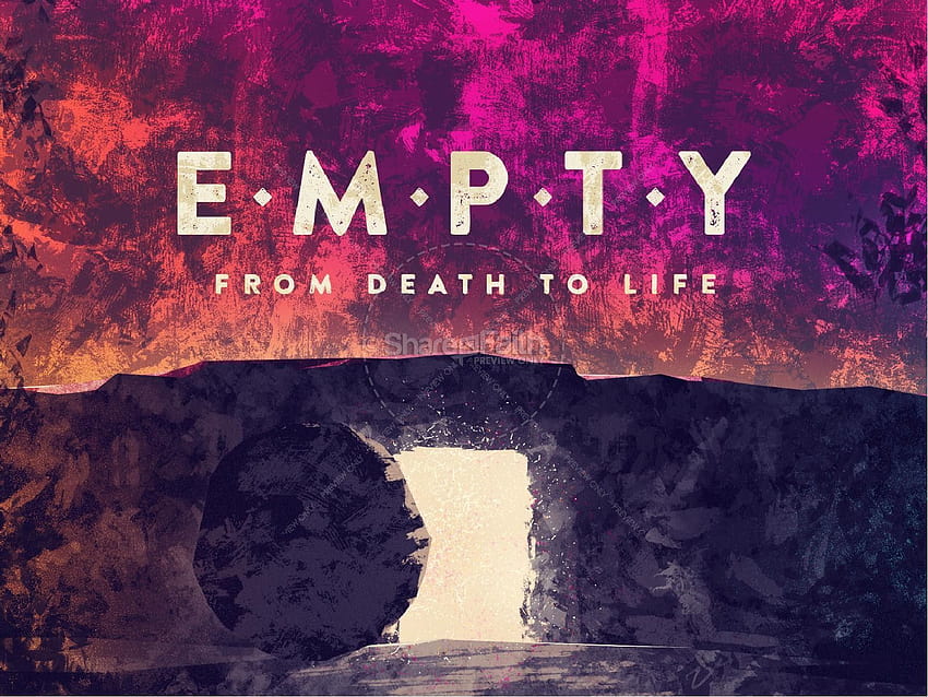 Empty Tomb Of Jesus Easter PowerPoint HD wallpaper
