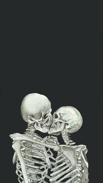 skull kissing wallpaperTikTok Search