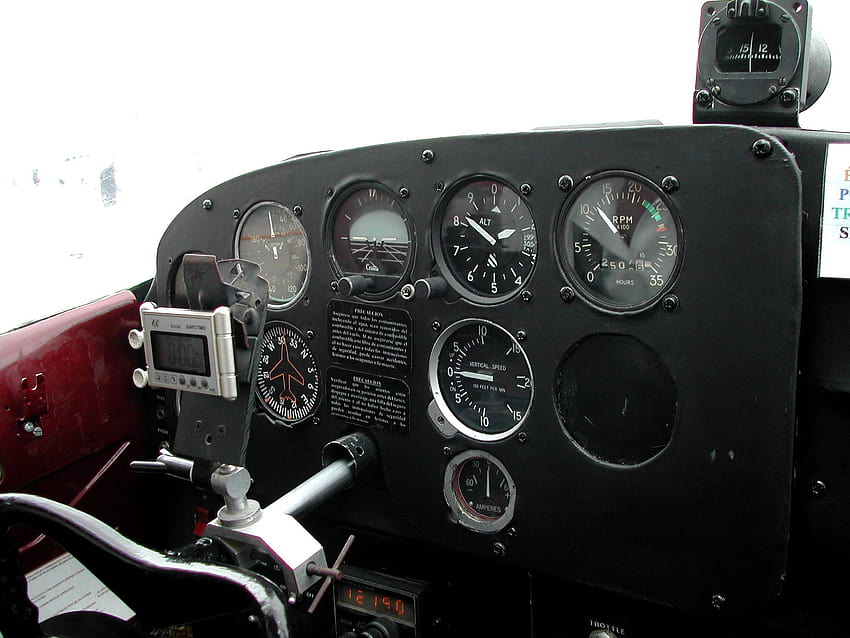 Пилотска кабина на Cessna HD тапет