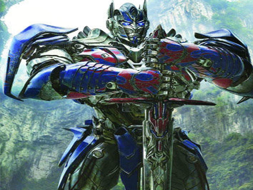 Optimus Prime: Optimus Prime ต่อสู้กับคนร้ายสามคนใน Transformers: Age of Extinction ยนตร์ซีรีส์เรื่อง Transformers ของ Harold Attinger วอลล์เปเปอร์ HD