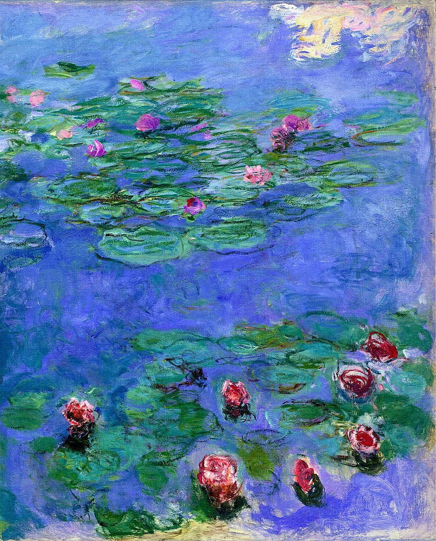 Lilie wodne – Claude Monet Tapeta na telefon HD