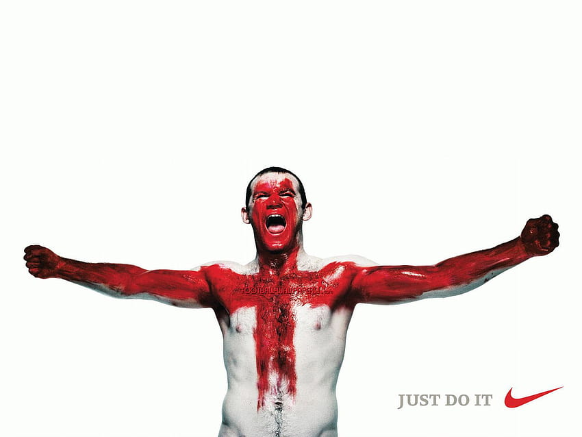 Soccer Rooney NIKE Just do it and backgrounds, england world cup HD wallpaper