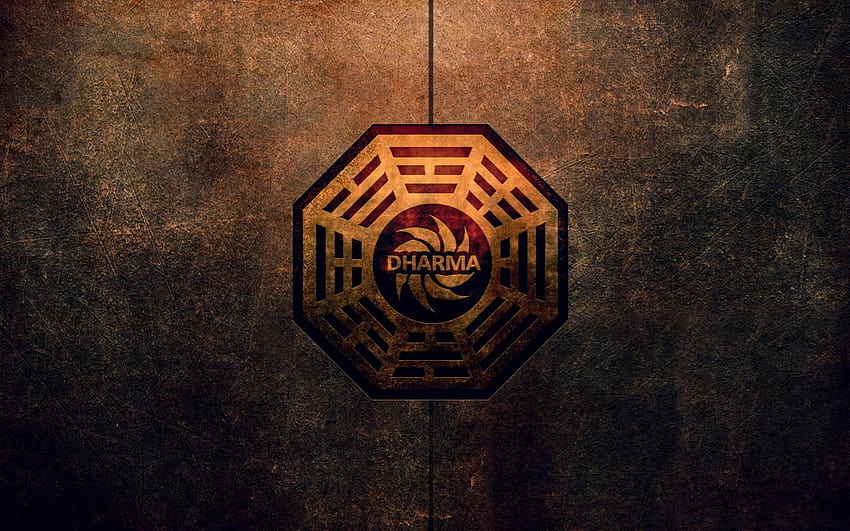 Dharma Initiative Logo, minimalist dharma HD wallpaper