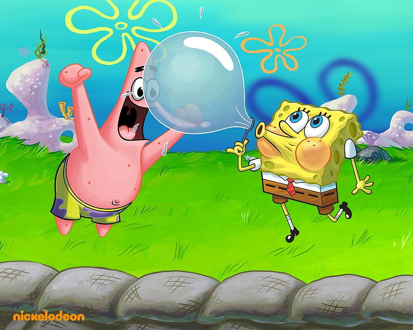 SpongeBob Kanciastoporty: SpongeBob i Patryk Tapeta HD