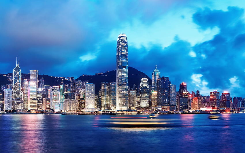 Hong Kong, harbours HD wallpaper