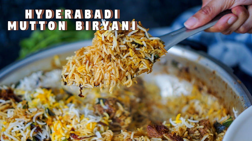 Hyderabadi Mutton Biryani Recipe ...hungryforgoodies HD wallpaper
