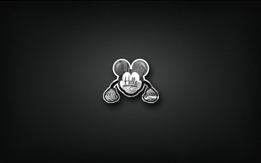 Mickey Mouse Minimalist Disney Iphone, mickey and friends minimal HD wallpaper
