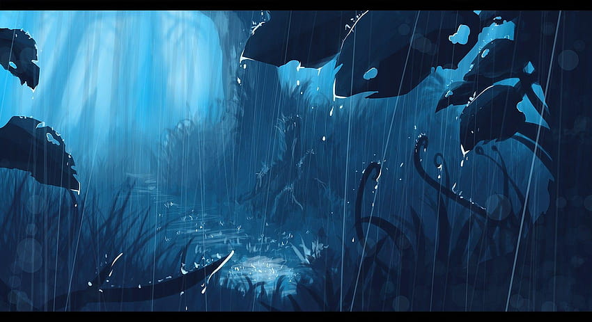 Anime Rain Scenery, anime landscapes rain HD wallpaper | Pxfuel