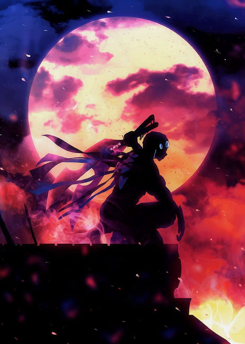 Affiche Uzui Tengen Demon Slayer par marcom shield Fond d'écran de téléphone HD