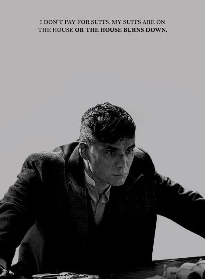 Cillian Murphy as Thomas Shelby Peaky Blinders, tommy shelby quotes HD phone wallpaper