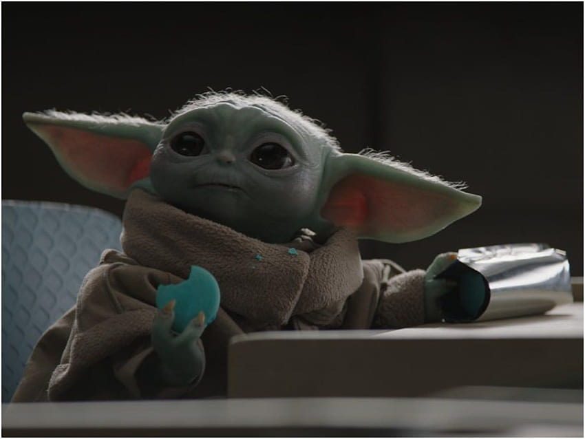 Você pode comprar os macarons azuis de Baby Yoda em 'The Mandalorian' por US $ 49, king baby yoda papel de parede HD