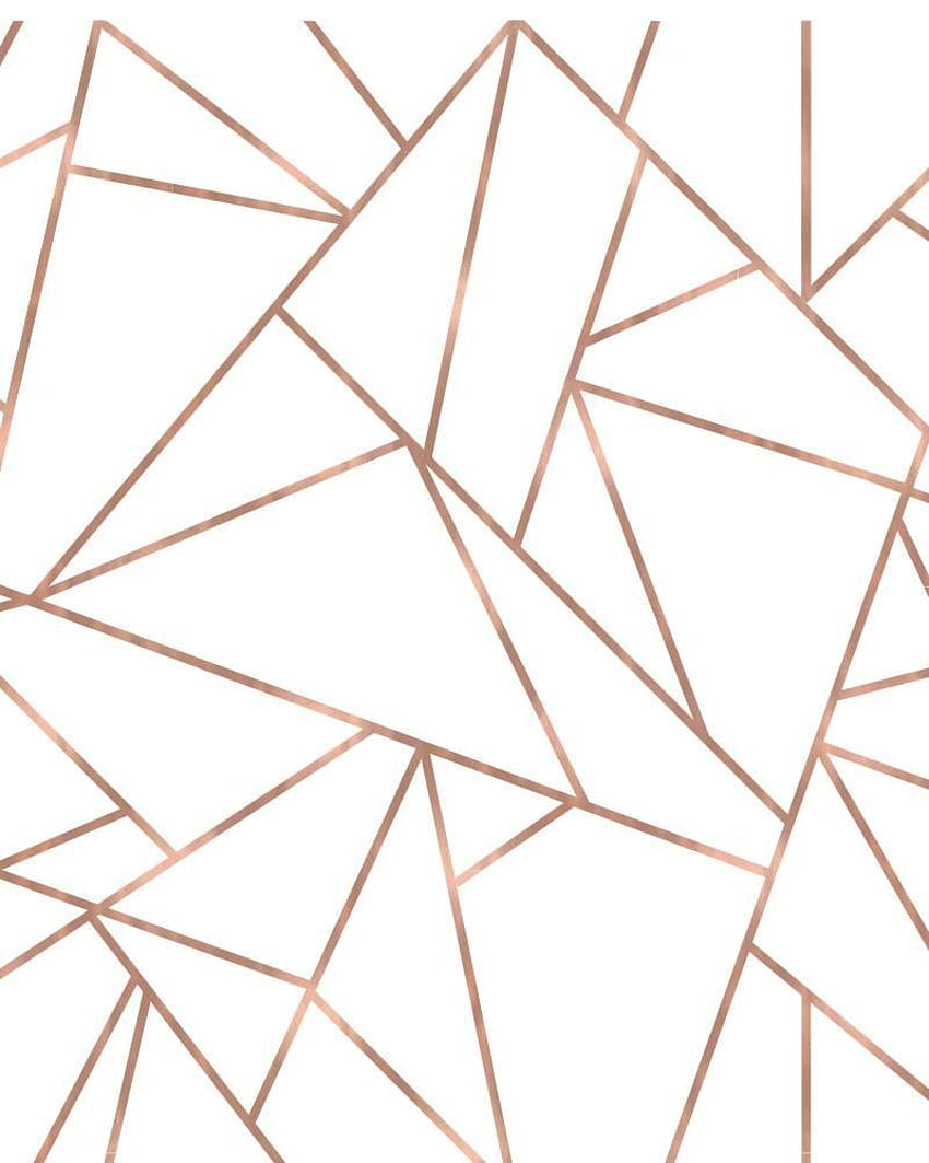 Origami – OLIVIA+POPPY, gold line HD phone wallpaper