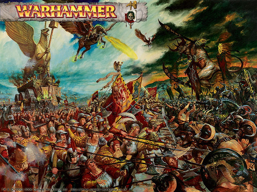 pertempuran fantasi warhammer, fantasi Wallpaper HD