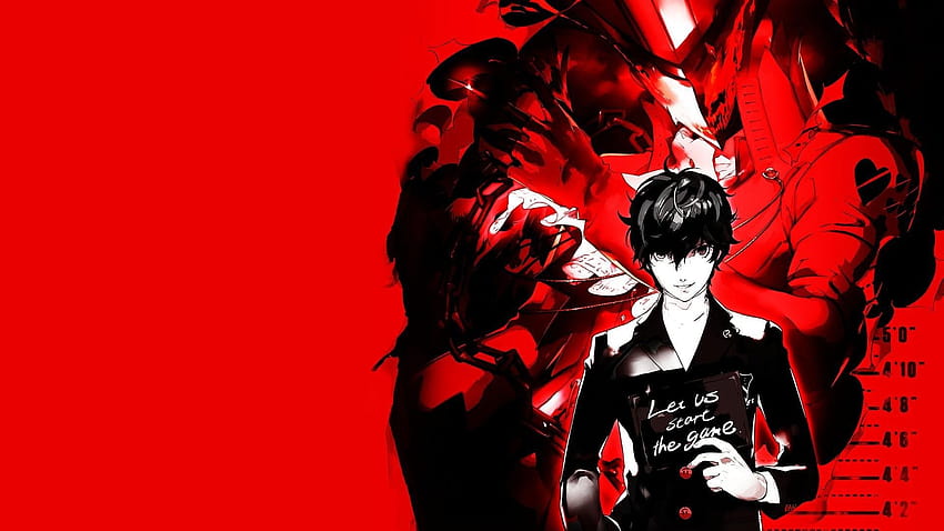 Persona 5, dark anime aesthetic ps4 HD wallpaper