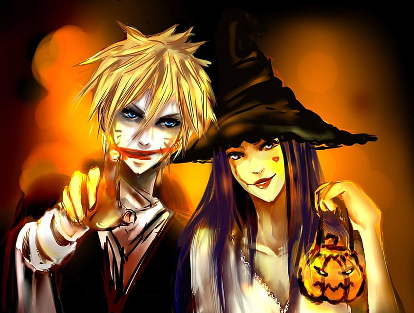 Halloween Anime, halloween fanarts HD wallpaper