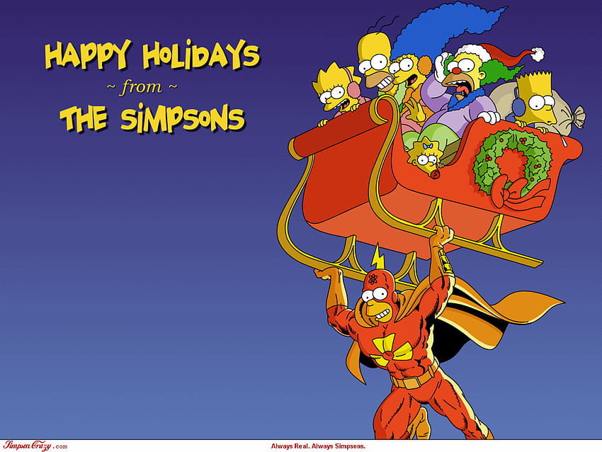 Simpsons Christmas !, the simpsons xmas HD wallpaper Pxfuel