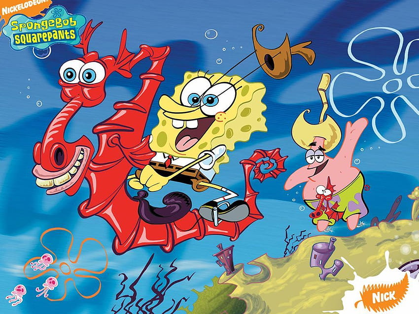 Spongebob christmas HD wallpaper