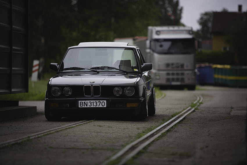 BMW E28, Static, Canon 5d, Mark III, Noruega, Kongsvinger, Baixo papel de parede HD