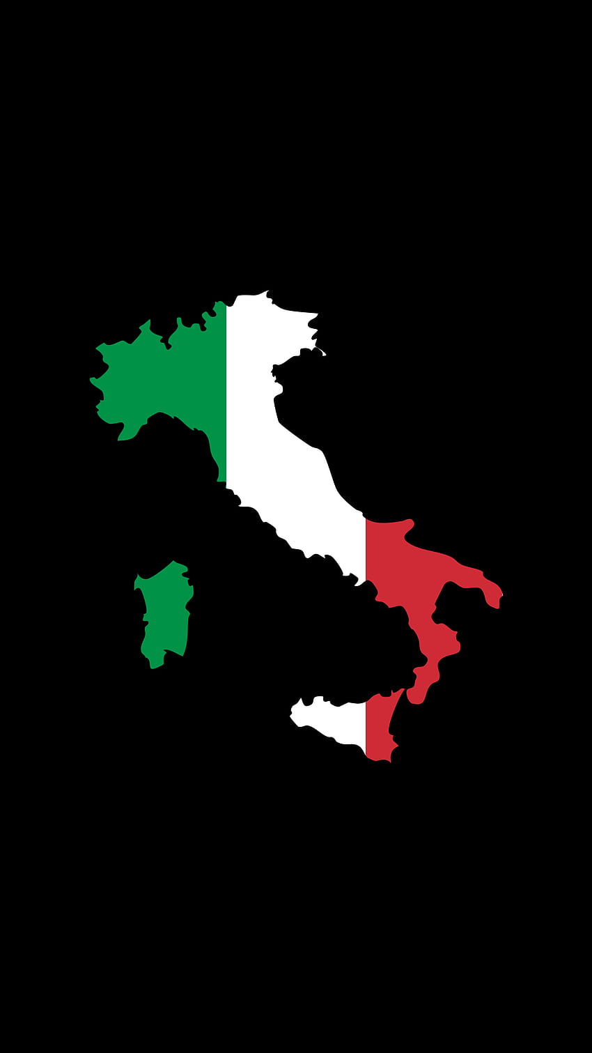 Mapa da bandeira, mapa da itália Papel de parede de celular HD
