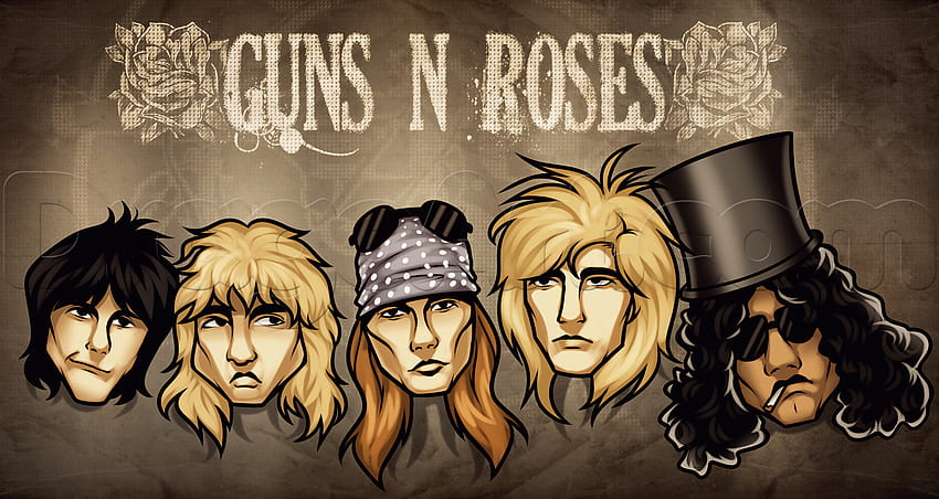 75 Guns And Roses Wallpaper  WallpaperSafari