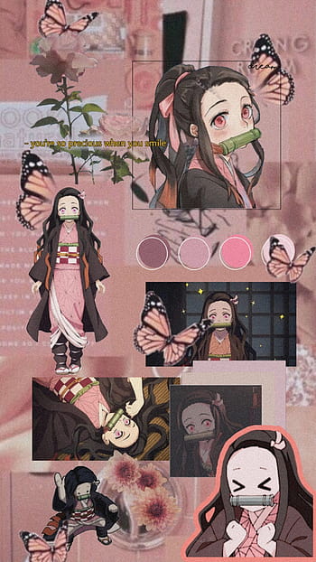 Nezuko kamado aesthetic wallpaper  Anime wallpaper Anime wallpaper  iphone Anime