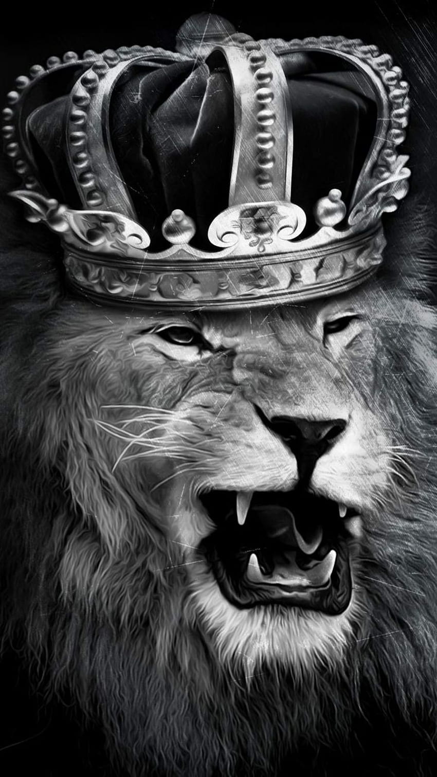 Rey León iPhone, corona de león fondo de pantalla del teléfono