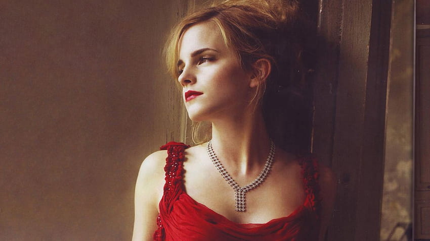 Brunettes women Emma Watson England actress english United Kingdom necklaces British blouse, british women HD wallpaper