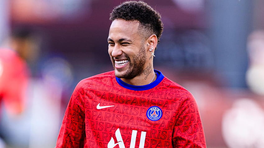 Neymar fühlt sich „viel besser“ bei „respektiertem“ PSG, Neymar lächelt HD-Hintergrundbild