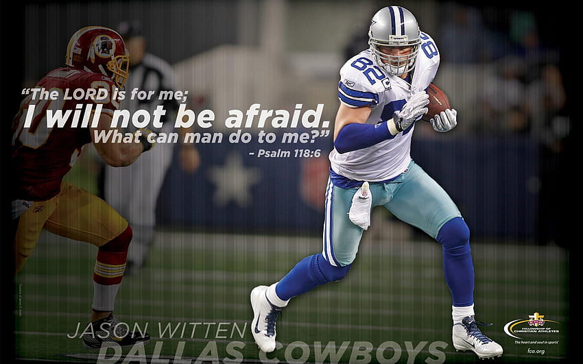 Jason Witten Dallas Cowboys - Painted Christ