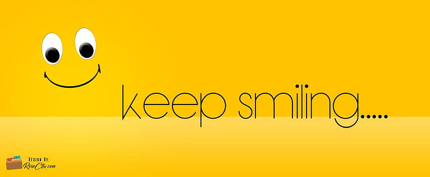 Zachowaj uśmiech na osi czasu projektu okładki Fb, dla okładki fb Tapeta HD