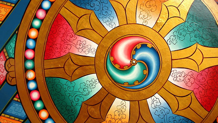 3840x2160 Dharma, Wheel, Chakra, Buddhism, chakras HD wallpaper