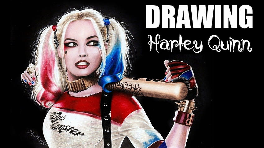 Drawing Harley Quinn: Jasmina Susak, harley quinn drawing HD wallpaper ...